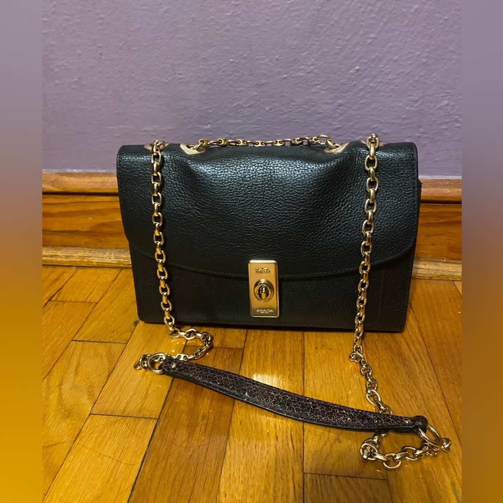 Like NEW Black Coach Crossbody Bag